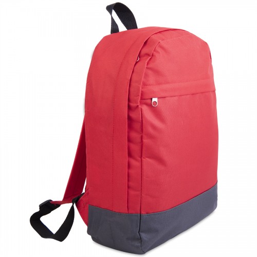 Рюкзак 'URBAN',  красный/ серый, 39х29х12 cм, полиэстер 600D,  шелкография, красный, серый
