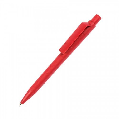 Ручка шариковая DOT, красный, матовое покрытие, пластик