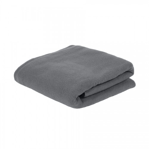 Плед PLAIN, 100х140 см,  флис 150 гр/м2; 100% полиэстер, серый