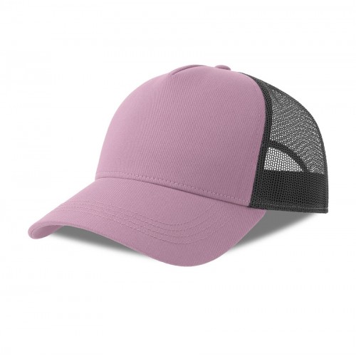 Бейсболка RAPPER COTTON-S, 5 клиньев, пластиковая застёжка, лиловый, черный