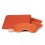 Набор дорожный 'Релакс': маска, беруши, тапки в чехле на молнии, оранжевый