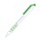 Ручка шариковая N11, белый, зеленый