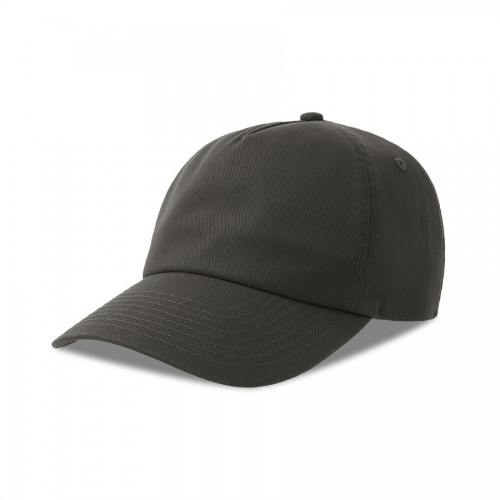 Бейсболка DAD HAT-S, 6 клиньев, металлическая застежка, темно-серый