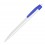 Ручка шариковая N8, белый, синий