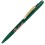 MIR, ручка шариковая с золотистым клипом, зеленый, пластик/металл, зеленый, золотистый