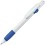 ALLEGRA, ручка шариковая, синий/белый, пластик, белый, синий