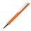 Ручка шариковая FLOW, покрытие soft touch, оранжевый
