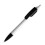 Ручка шариковая TRIS, черный, белый