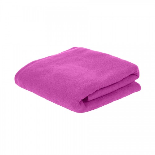 Плед PLAIN, 100х140 см,  флис 150 гр/м2; 100% полиэстер, розовый
