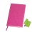 Бизнес-блокнот 'Funky' А5,  розовый с  зеленым  форзацем, мягкая обложка, в линейку, розовый, зеленый