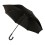 Зонт-трость CAMBRIDGE, пластиковая ручка, полуавтомат, черный