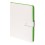 Ежедневник недатированный STELLAR, формат А5, белый, зеленый