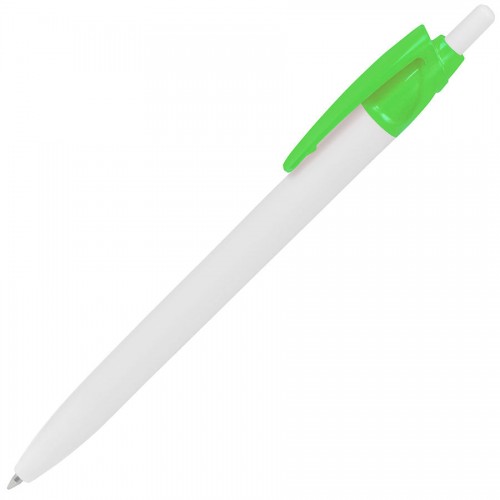 N2, ручка шариковая, зеленый/белый, пластик, белый, зеленый