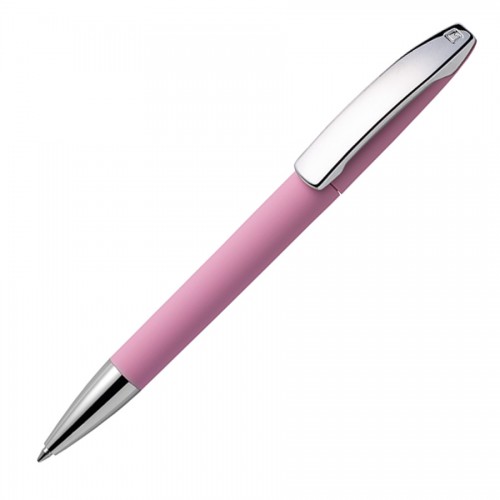 Ручка шариковая VIEW, покрытие soft touch, светло-розовый