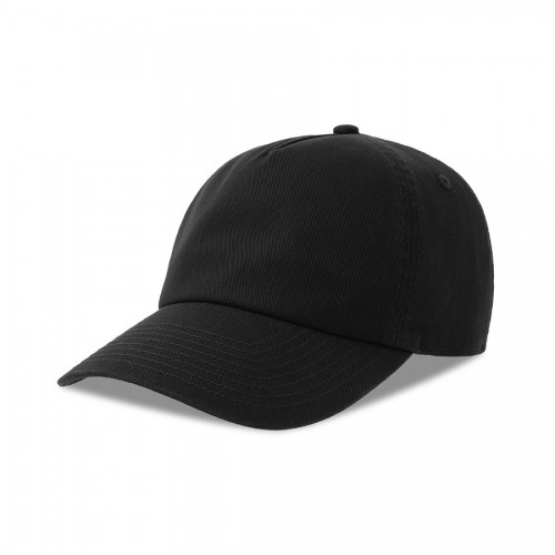 Бейсболка DAD HAT-S, 6 клиньев, металлическая застежка, черный