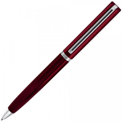 BULLET, ручка шариковая, красный/хром, красный, серебристый