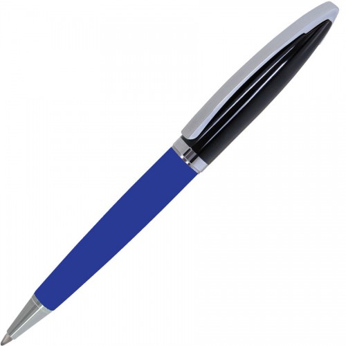 ORIGINAL, ручка шариковая, синий/черный/хром, синий, черный