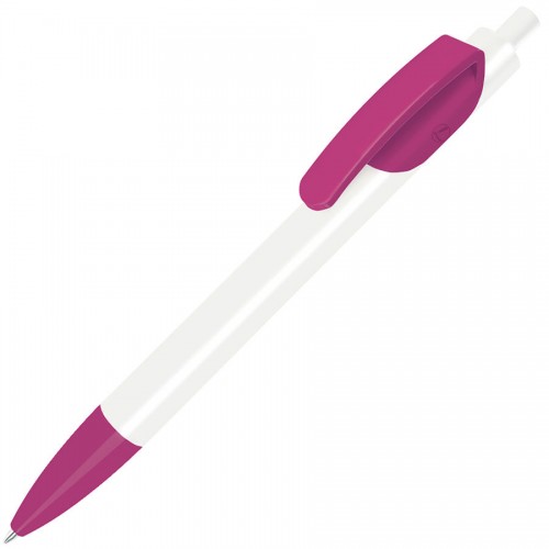 TRIS, ручка шариковая, розовый/белый, пластик, розовый, белый