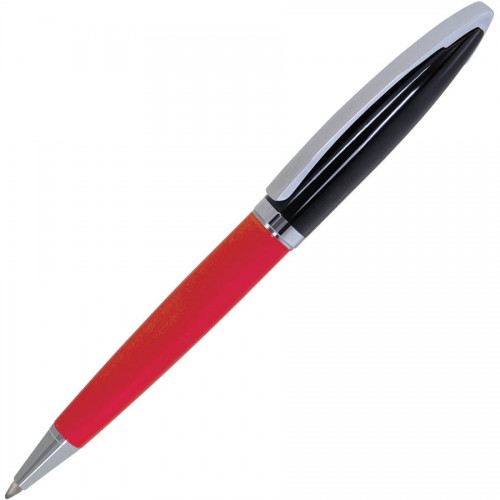 ORIGINAL, ручка шариковая, красный/черный/хром, красный, черный