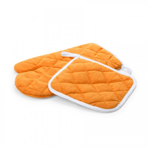 Набор: прихватка и рукавица LESTON, оранжевый