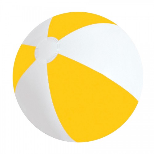 Мяч надувной 'ЗЕБРА', 45 см, желтый
