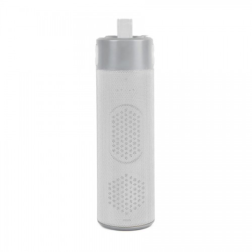 Bluetooth колонка TURBO TUBE с зарядным устройством (2000mAh) и моноподом, белый, серый