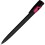 Ручка шариковая из экопластика KIKI ECOLINE, черный, розовый