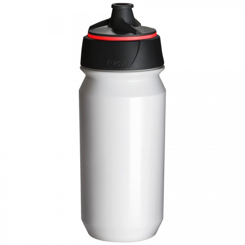 Бутылка для воды 'Turn me',500 мл., крышка с поворотным механизмом, белый, красный