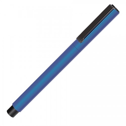 Ручка-роллер OVAL, синий, черный