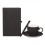 Подарочный набор T-TIME: бизнес-блокнот, чайная пара, ручка шариковая, коробка и стружка, черный, чёрный