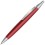 GAMMA, ручка шариковая, красный, серебристый