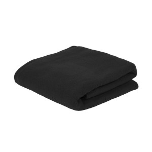 Плед PLAIN, 100х140 см,  флис 150 гр/м2; 100% полиэстер, черный