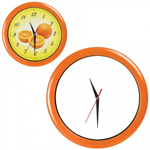 Часы настенные 'ПРОМО' разборные, оранжевый