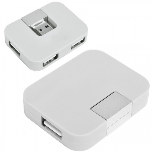USB-разветвитель 'Mini' на 4 порта, белый