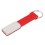 USB flash-карта 'Flexi' (8Гб), красный, серебристый