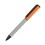 Ручка шариковая BRO, оранжевый, серый