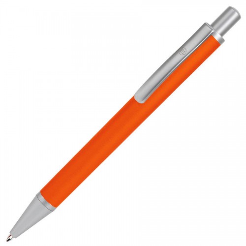 CLASSIC, ручка шариковая, черная паста, оранжевый, серебристый