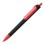 Ручка шариковая FORTE SOFT BLACK, покрытие soft touch, черный, красный