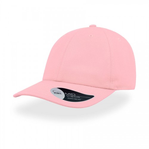 Бейсболка DAD HAT, 6 клиньев, металлическая застежка, розовый