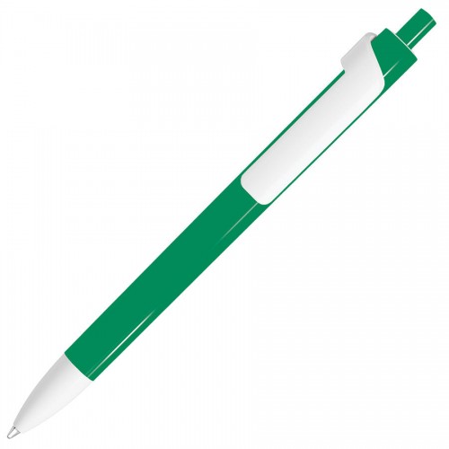 FORTE, ручка шариковая, зеленый/белый, пластик, зеленый, белый