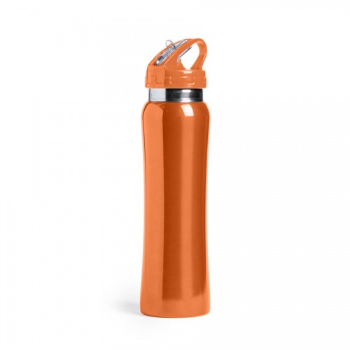 Бутылка для воды SMALY, нержавеющая сталь, 800 мл, оранжевый