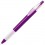 Ручка шариковая с грипом X-1 FROST GRIP, фиолетовый, белый