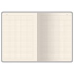 Бизнес-тетрадь А5 Pragmatic Contrast, 40 листов в клетку, черный с черным срезом
