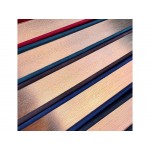 Ежедневник недатированный А5 Royal, красный с бронзовым срезом