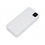 Внешний аккумулятор со встроенными кабелями Фрэйм Про, быстрая зарядка, 20000мач, белый