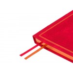 Ежедневник недатированный А4 Royal, красный с бронзовым срезом