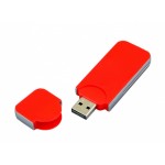 USB-флешка на 64 ГБ в стиле I-phone, прямоугольнй формы, красный