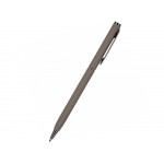 Ручка Palermo шариковая  автоматическая, серый металлический корпус  0,7 мм, синяя