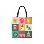 Сумка для шопинга с донной складкой и ручкой из нетканого PET материала