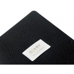 Ежедневник недатированный А5 Black с нашивкой, черный